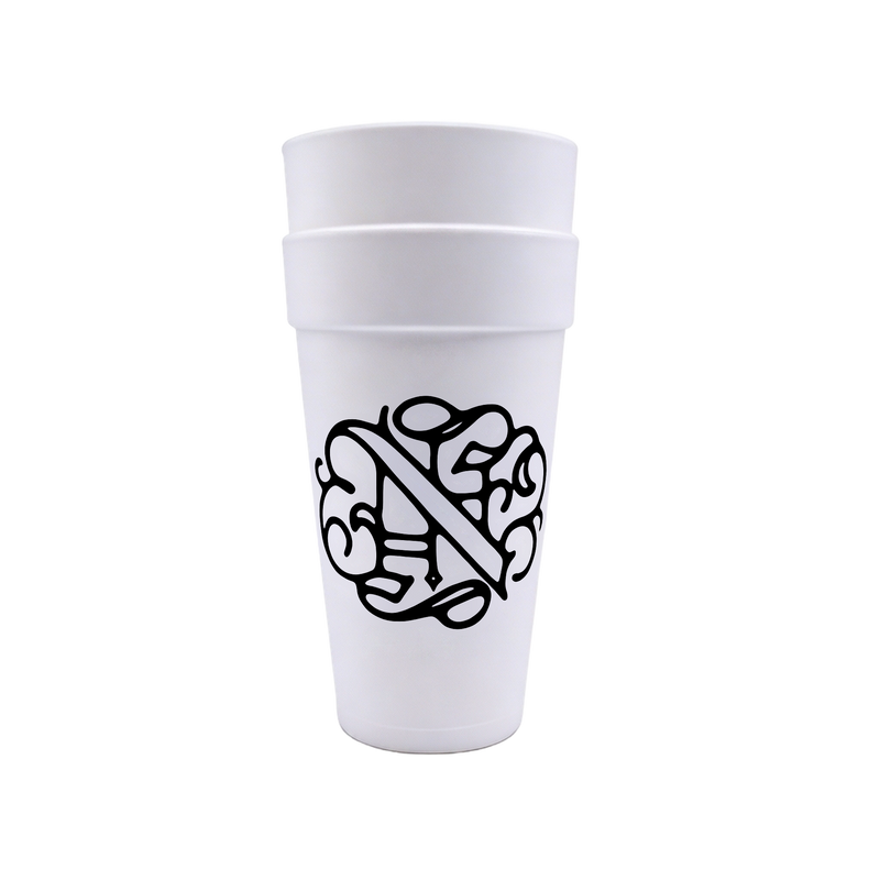 NOBLEZ Doublecup 12 Pack with black Noblez monogram logo