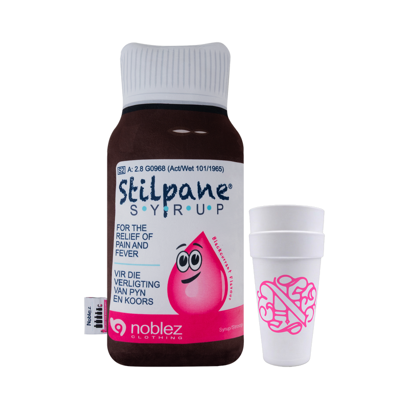 NOBLEZ Pink Bundle: Stilpane Pillow with pink Doublecup